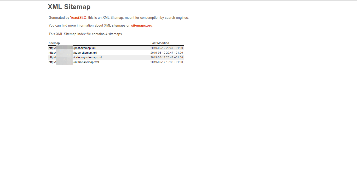 XML Sitemap