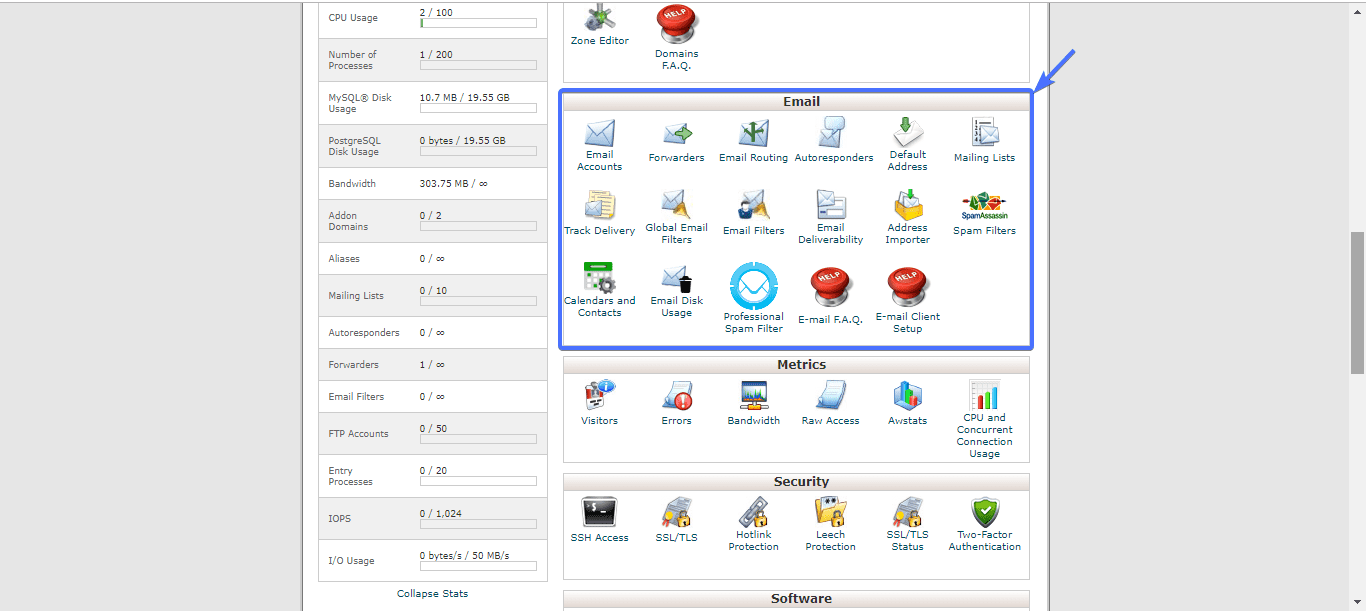 WordPress Webmail