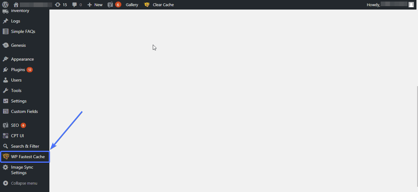 WP Fastest Cache - How to Clear WordPress Cache