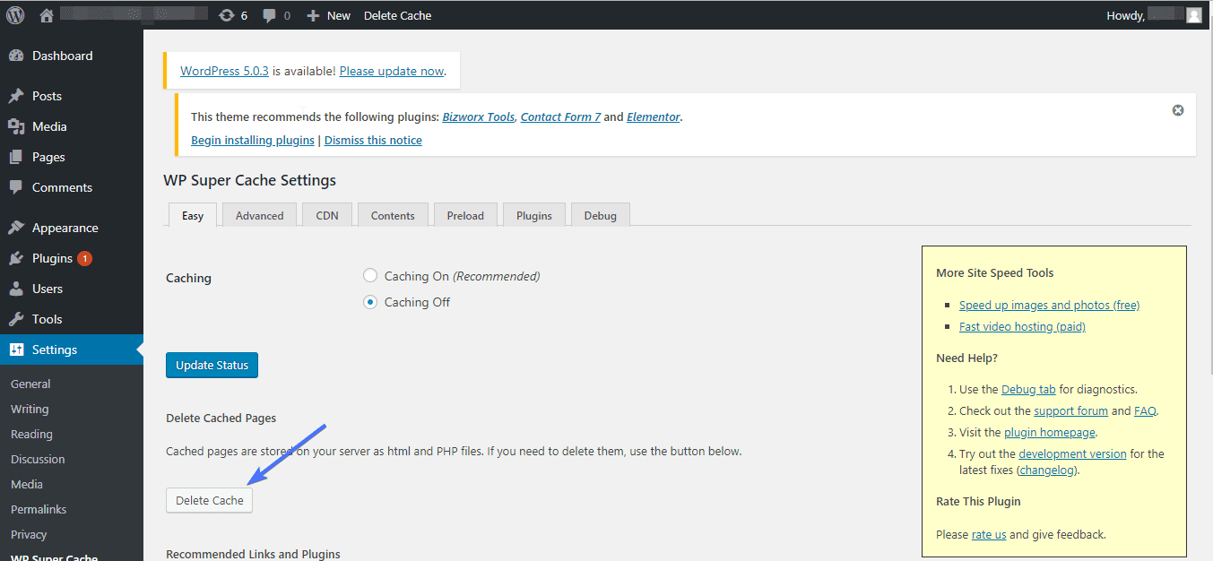 delete cache - How to Clear WordPress Cache