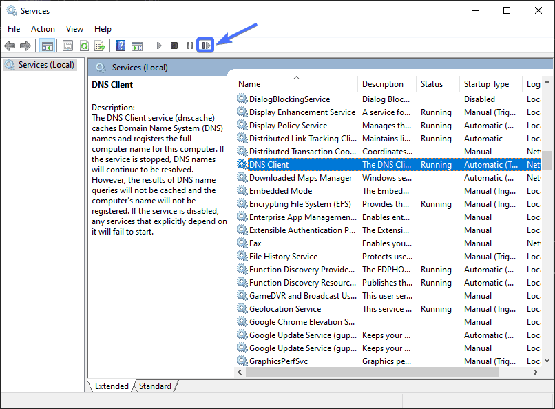 DNS Client option - DNS_Probe_Finished_Nxdomain error